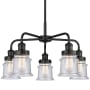 Innovations Lighting Canton 5 Light 24" Wide Chandelier Matte Black / Seedy