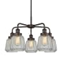 Innovations Lighting Chatham 5 Light 25" Wide Chandelier Oil Rubbed Bronze / Clear