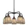 Innovations Lighting Chatham 5 Light 25" Wide Chandelier Oil Rubbed Bronze / Mercury