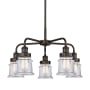 Innovations Lighting Canton 5 Light 24" Wide Chandelier Oil Rubbed Bronze / Clear