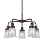 Innovations Lighting Canton 5 Light 24" Wide Chandelier Oil Rubbed Bronze / Seedy