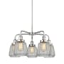 Innovations Lighting Chatham 5 Light 25" Wide Chandelier Polished Chrome / Clear