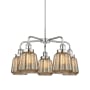 Innovations Lighting Chatham 5 Light 25" Wide Chandelier Polished Chrome / Mercury