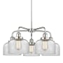 Innovations Lighting Bell 5 Light 26" Wide Chandelier Polished Chrome / Clear