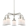 Innovations Lighting Canton 5 Light 24" Wide Chandelier Polished Nickel / Matte White