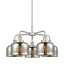 Innovations Lighting Bell 5 Light 26" Wide Chandelier Satin Nickel / Silver Plated Mercury