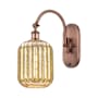 Innovations Lighting Preston 16" Tall Wall Sconce Antique Copper / Mercury