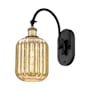 Innovations Lighting Preston 16" Tall Wall Sconce Black Antique Brass / Mercury
