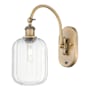 Innovations Lighting Preston 16" Tall Wall Sconce Brushed Brass / Clear