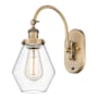 Innovations Lighting Cindyrella 14" Tall Wall Sconce Brushed Brass / Clear