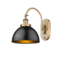 Innovations Lighting Ballston Urban 11" Tall Wall Sconce Brushed Brass / Matte Black