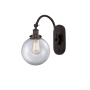 Innovations Lighting Beacon 15" Tall Wall Sconce / Converts to Semi-Flush Ceiling Fixture Oil Rubbed Bronze / Clear
