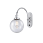 Innovations Lighting Beacon 15" Tall Wall Sconce / Converts to Semi-Flush Ceiling Fixture Polished Chrome / Seedy