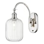 Innovations Lighting Preston 16" Tall Wall Sconce Polished Nickel / Clear
