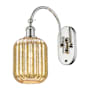 Innovations Lighting Preston 16" Tall Wall Sconce Polished Nickel / Mercury