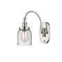 Innovations Lighting Bell 13" Tall Wall Sconce with Shade Polished Nickel / Seedy