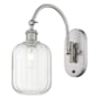 Innovations Lighting Preston 16" Tall Wall Sconce Brushed Satin Nickel / Clear