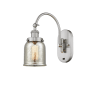 Innovations Lighting Bell 13" Tall Wall Sconce with Shade Brushed Satin Nickel / Silver Plated Mercury