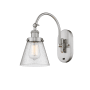 Innovations Lighting Cone 13" Tall Wall Sconce Brushed Satin Nickel / Seedy