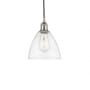 Innovations Lighting Edison 8" Wide Mini Pendant Brushed Satin Nickel / Clear