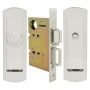 INOX FH29 Series Privacy Pocket Door Lock with TT09 Thumb-Turn Release Polished Nickel
