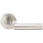INOX Aurora Right Handed Single Dummy Door Lever with RA Series Round Rose Satin Stainless Steel