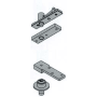 Ives Bottom Brass Pivot Part for 7253 Pivot Set Satin Chrome