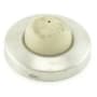 Ives 2-1/2" Convex Rubber Wall Stop Satin Stainless Steel
