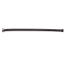 Jaclo Flex Black (BLAK) Decorative Cover Stainless Steel Flexible Braided 3/8" O.D. x 7/8" I.D.- 16" Toilet Supply Line with Metal Nut Brunette