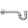 Jaclo 1-1/2" Extra Long P Trap with Round Box Escutcheon Polished Chrome
