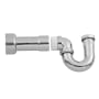 Jaclo New England & Massachusetts Style Mass Code Approved 17 Gauge P Trap Polished Chrome