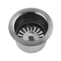 Jaclo Extra Deep Disposal Flange with Strainer Brushed Stainless