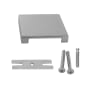 Jaclo Concealed Mount Square Overflow Face Plate Satin Nickel