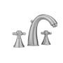 Jaclo Cranford 1.2 GPM Widespread Bathroom Faucet with Ball Cross Handles Satin Nickel