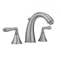 Jaclo Cranford 1.5 GPM Widespread Bathroom Faucet with Smooth Lever Handles Satin Nickel