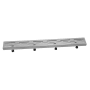 Jaclo 60" Channel Drain Slotted Line Hole Grate Brushed Stainless