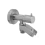 Jaclo Water Supply Elbow with Built in Shut Off & Handshower Holder Satin Nickel