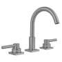 Jaclo Uptown Contempo 0.5 GPM Widespread Bathroom Faucet with Square Escutcheons and Low Lever Handles Polished Chrome