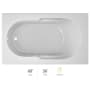 Jacuzzi Signature 60" Acrylic Whirlpool Bathtub for Drop-In Installations with Left Drain White