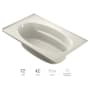 Jacuzzi Signature 72" Soaking Drop-In Bathtub with Left Drain Oyster