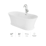 White / White Trim / Brushed Nickel Filler