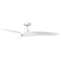 James Allan 52" 3 Blade Indoor Ceiling Fan White