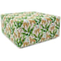 James Allan Mengu Square Ottoman Cover - Cover Only Natural