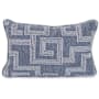 James Allan Mistify 22" x 14" Polyester and Rolefin Covered Polyester Filled Accent Pillow Denim