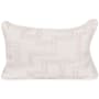 James Allan Mistify 22" x 14" Polyester and Rolefin Covered Polyester Filled Accent Pillow Natural