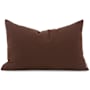 James Allan Sensibility 22" x 14" Polyester and Rolefin Covered Polyester Filled Accent Pillow Chocolate