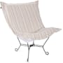 James Allan Polarity 40" Wide Metal Framed Olefin Accent Chair Sand