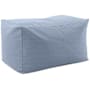 James Allan Sanity 35 Wide Plywood Framed Polyester Pouf Bench Breeze