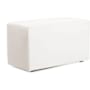 James Allan Florie 36 Wide Plywood Framed Polyurethane Bench White