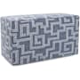 James Allan Mistify 36 Wide Plywood Framed Olefin Bench Denim